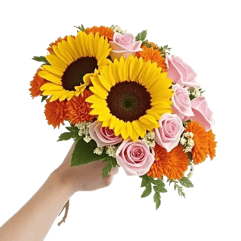 Golden Sunflower Bouquet