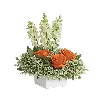 Blush Romantic Centerpiece