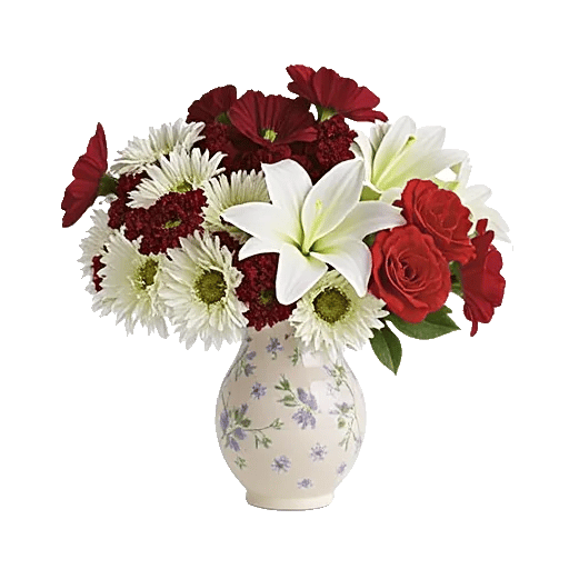 Crimson Blossom Harmony