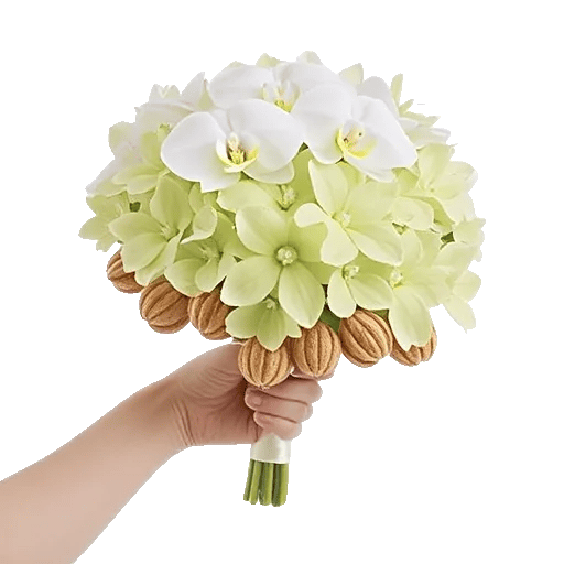 Modern White Orchids