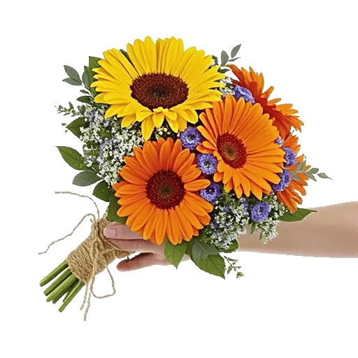 Golden Sunflower Bouquet