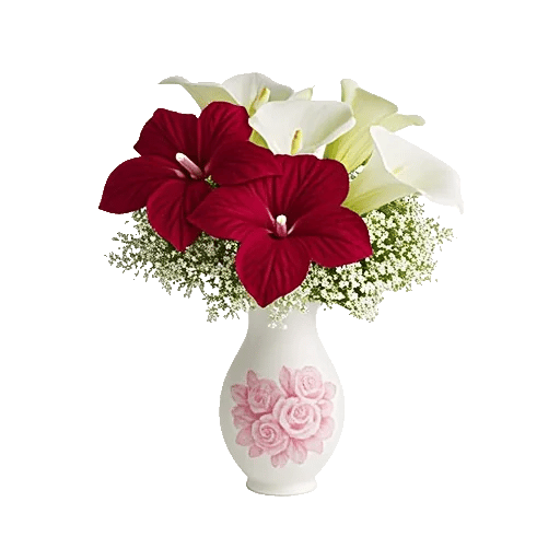 Crimson Blossom Harmony