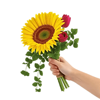 Golden Sunflower Bouquet