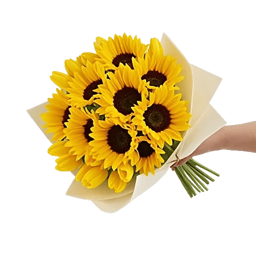 Golden Sunflower Bouquet