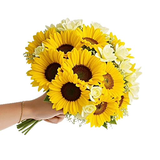 Golden Sunflower Bouquet