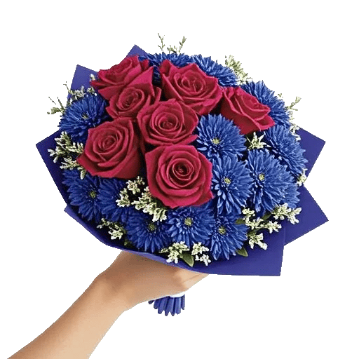 Elegant Blue Roses