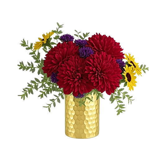 Crimson Blossom Harmony