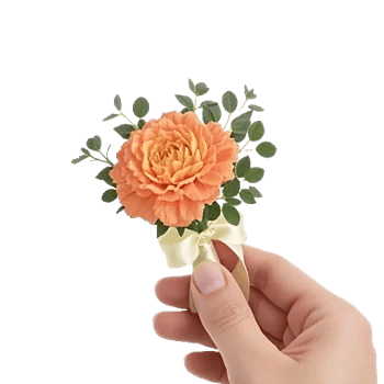 Minimalist White Orchids