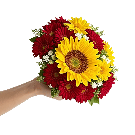 Golden Sunflower Bouquet