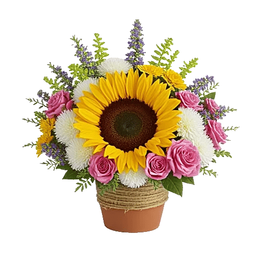 Amber Sunflower Glow