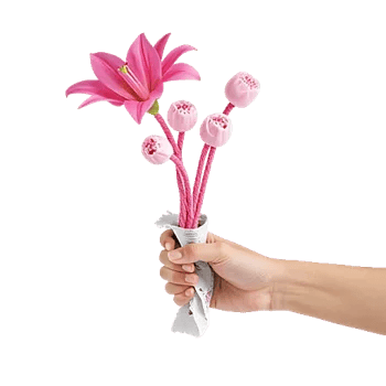 Graceful Lily Display