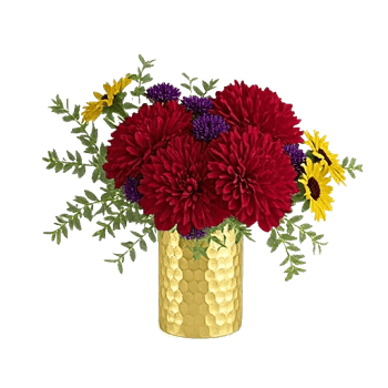 Crimson Blossom Harmony