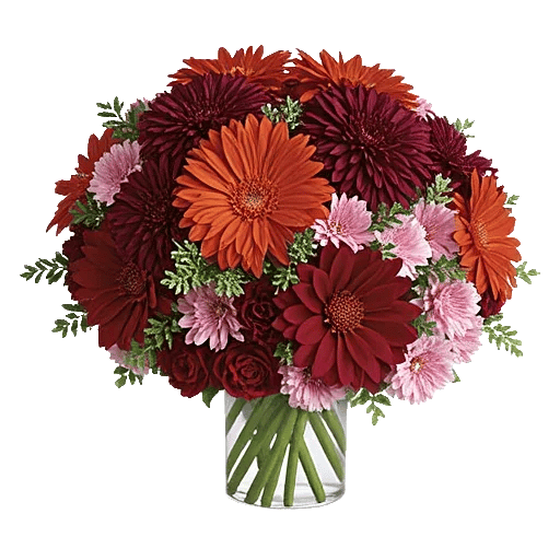 Crimson Blossom Harmony