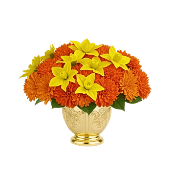 Golden Petal Harmony