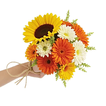 Golden Sunflower Bouquet