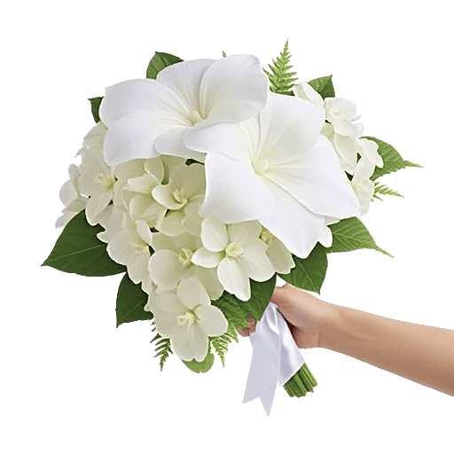 Modern White Orchids