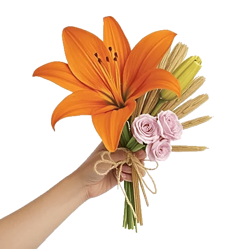 Graceful Lily Display