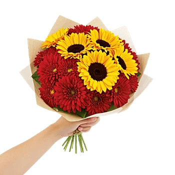 Golden Sunflower Bouquet