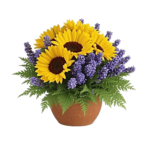 Amber Sunflower Glow