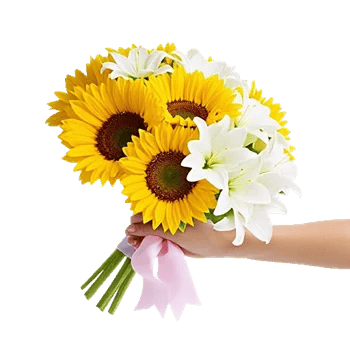 Golden Sunflower Bouquet
