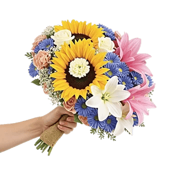 Golden Sunflower Bouquet