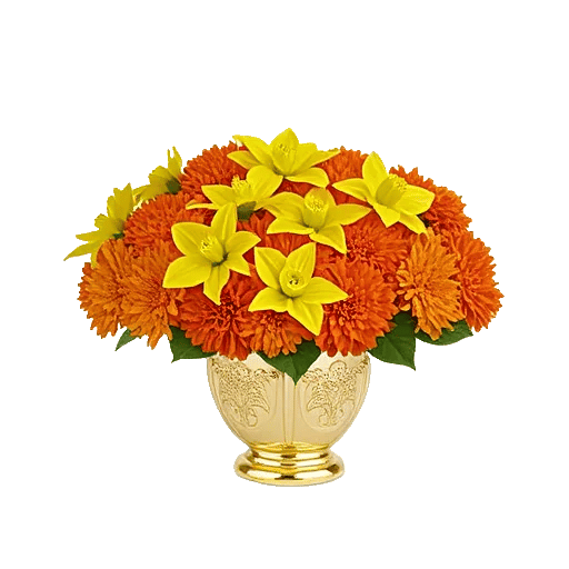 Golden Petal Harmony