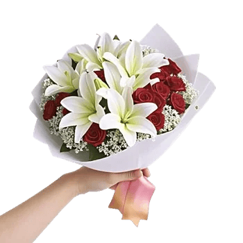 Graceful Lily Display