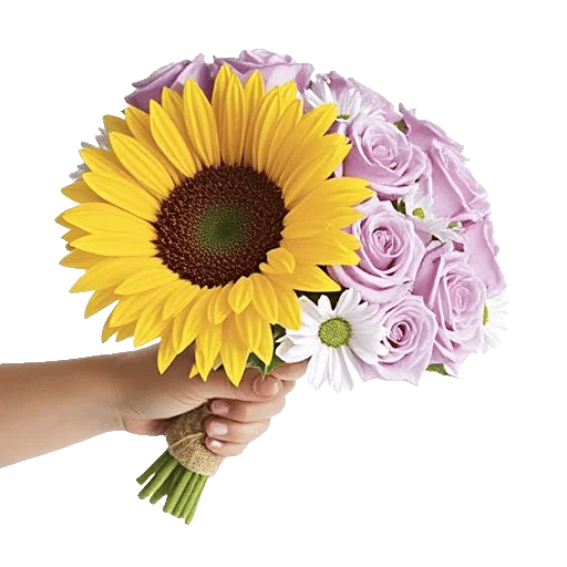 Golden Sunflower Bouquet