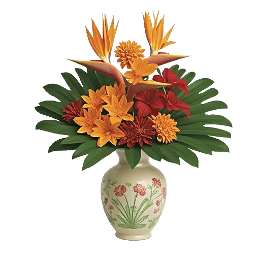 Tropical Sunflower Burst