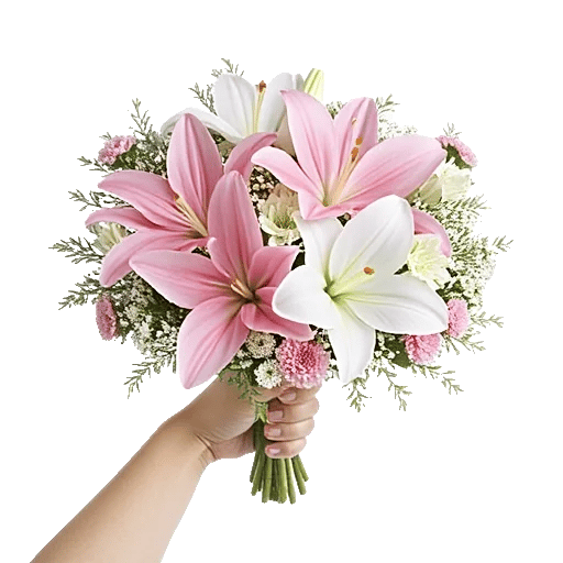 Graceful Lily Display