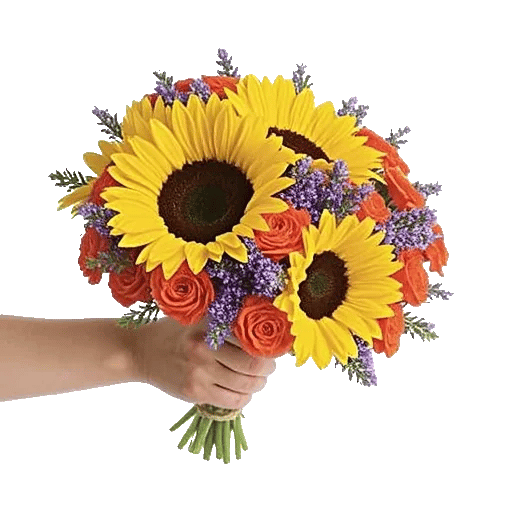 Golden Sunflower Bouquet