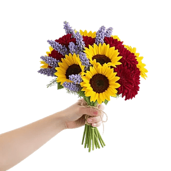 Golden Sunflower Bouquet