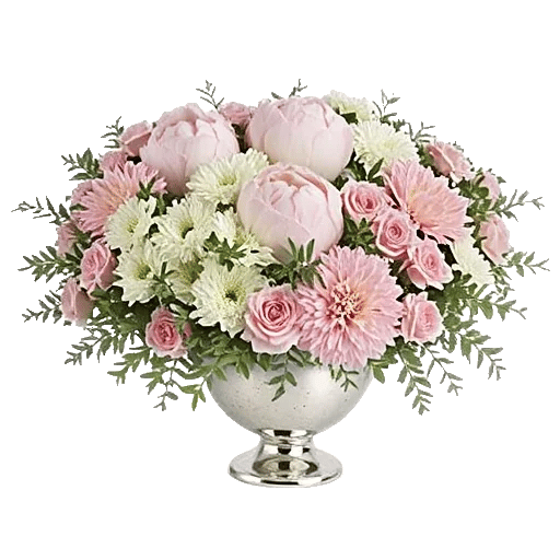 Blush Romantic Centerpiece