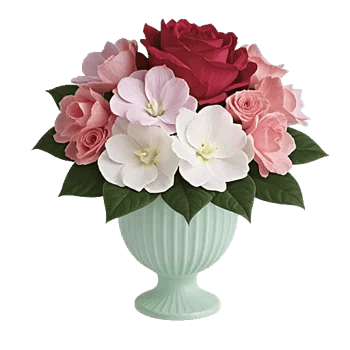 Crimson Blossom Harmony