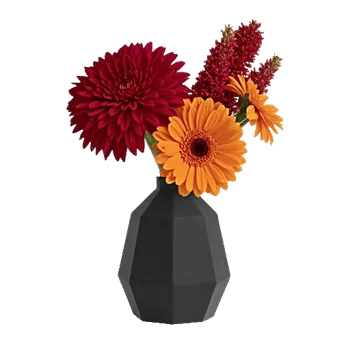 Crimson Blossom Harmony
