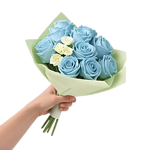 Elegant Blue Roses