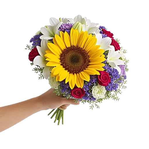 Golden Sunflower Bouquet