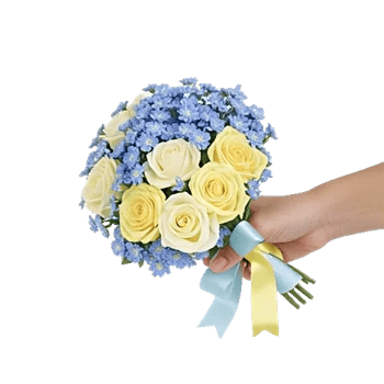 Elegant Blue Roses