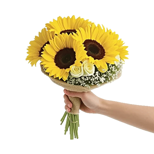 Golden Sunflower Bouquet