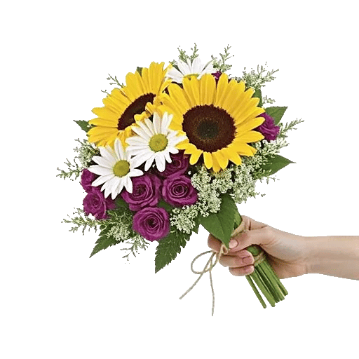 Golden Sunflower Bouquet