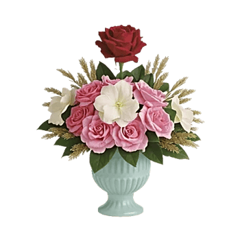 Crimson Blossom Harmony