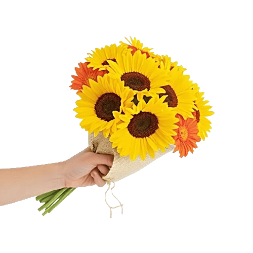 Golden Sunflower Bouquet