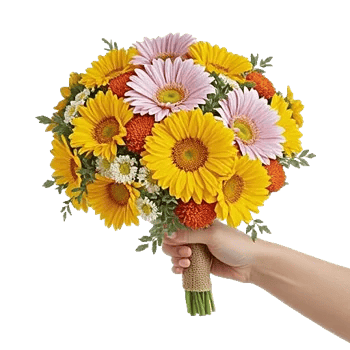 Golden Sunflower Bouquet