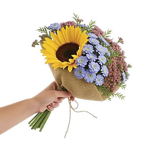 Golden Sunflower Bouquet