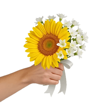 Golden Sunflower Bouquet