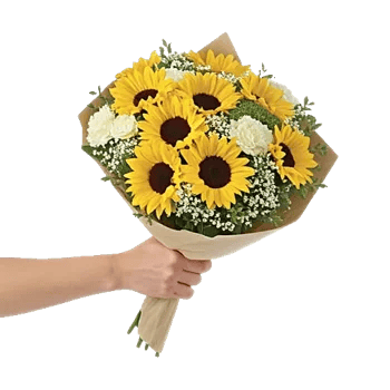 Golden Sunflower Bouquet