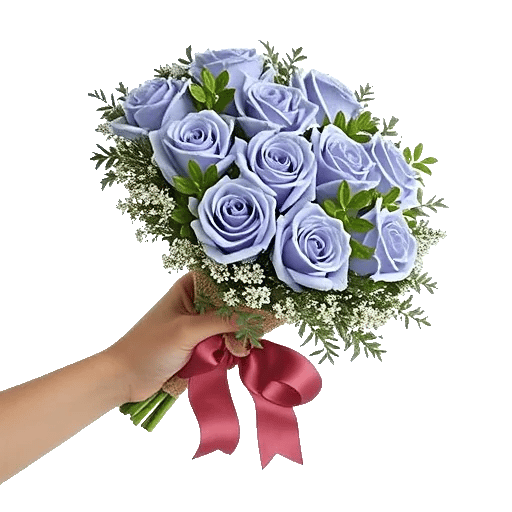Elegant Blue Roses