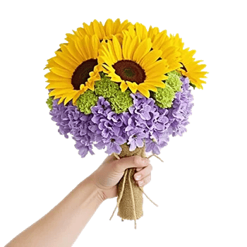 Golden Sunflower Bouquet