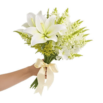 Graceful Lily Display