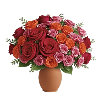 Crimson Blossom Harmony